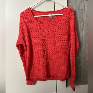 Old Navy size small coral sweater